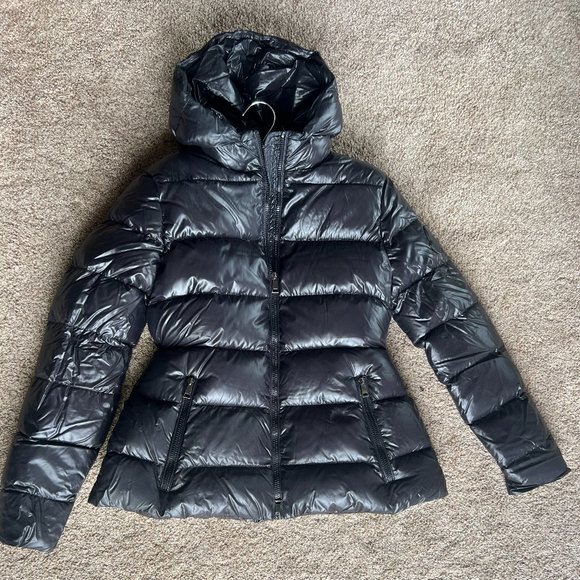 Moncler Short Down Puffer Black 3 - Picture 1 of 7